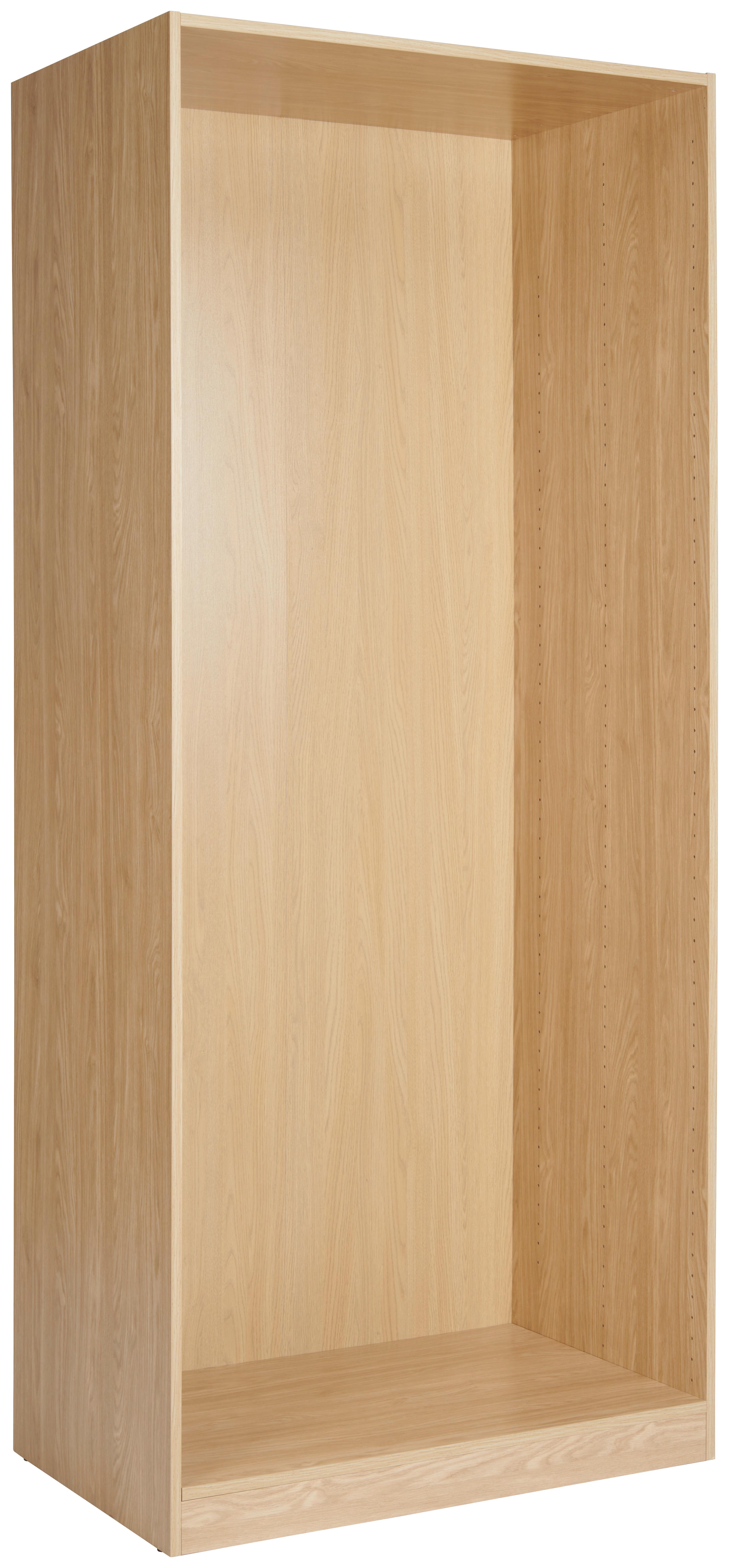 Kleiderschrankkorpus in Eichefarben - Eichefarben, MODERN, Holzwerkstoff (91,1/210/56,6cm) - Based