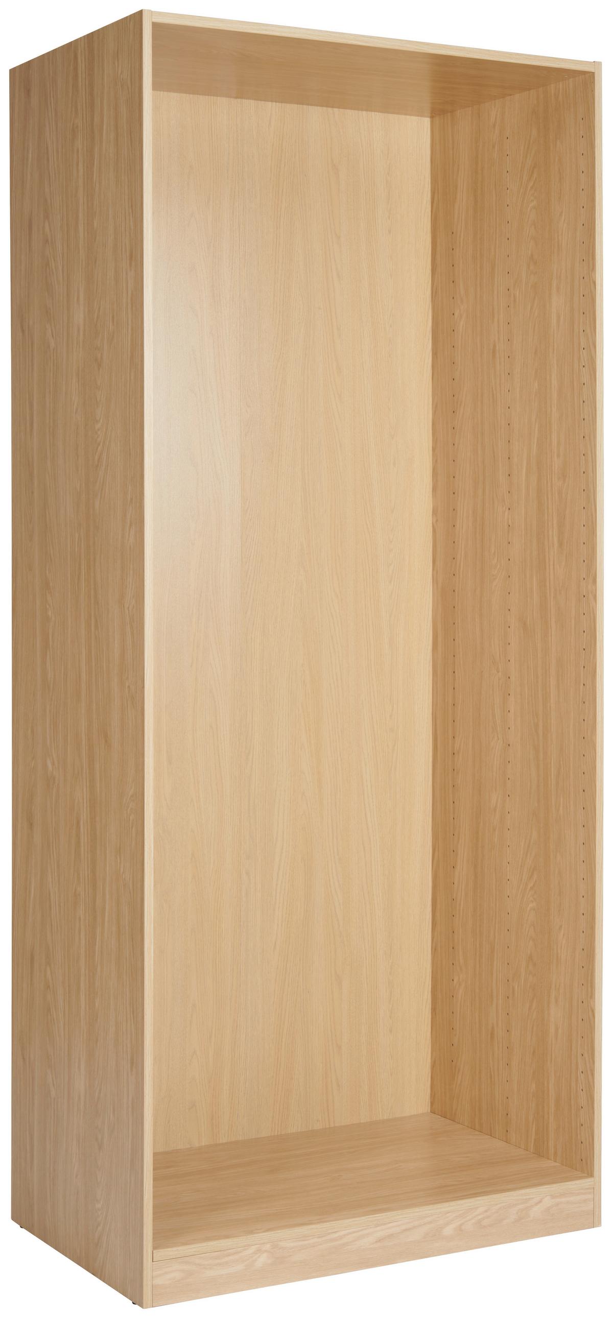 Kleiderschrankkorpus in Eichefarben - Eichefarben, MODERN, Holzwerkstoff (91,1/210/56,6cm) - Based