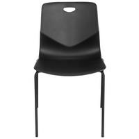 Konferenčni Stol T36 V, Črna - črna, Moderno, kovina/umetna masa (46/87/55cm) - MID.YOU