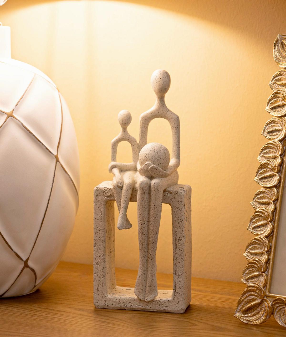 Skulptur Josef Cream - Basics, Kunststoff (10/26/7.5cm)