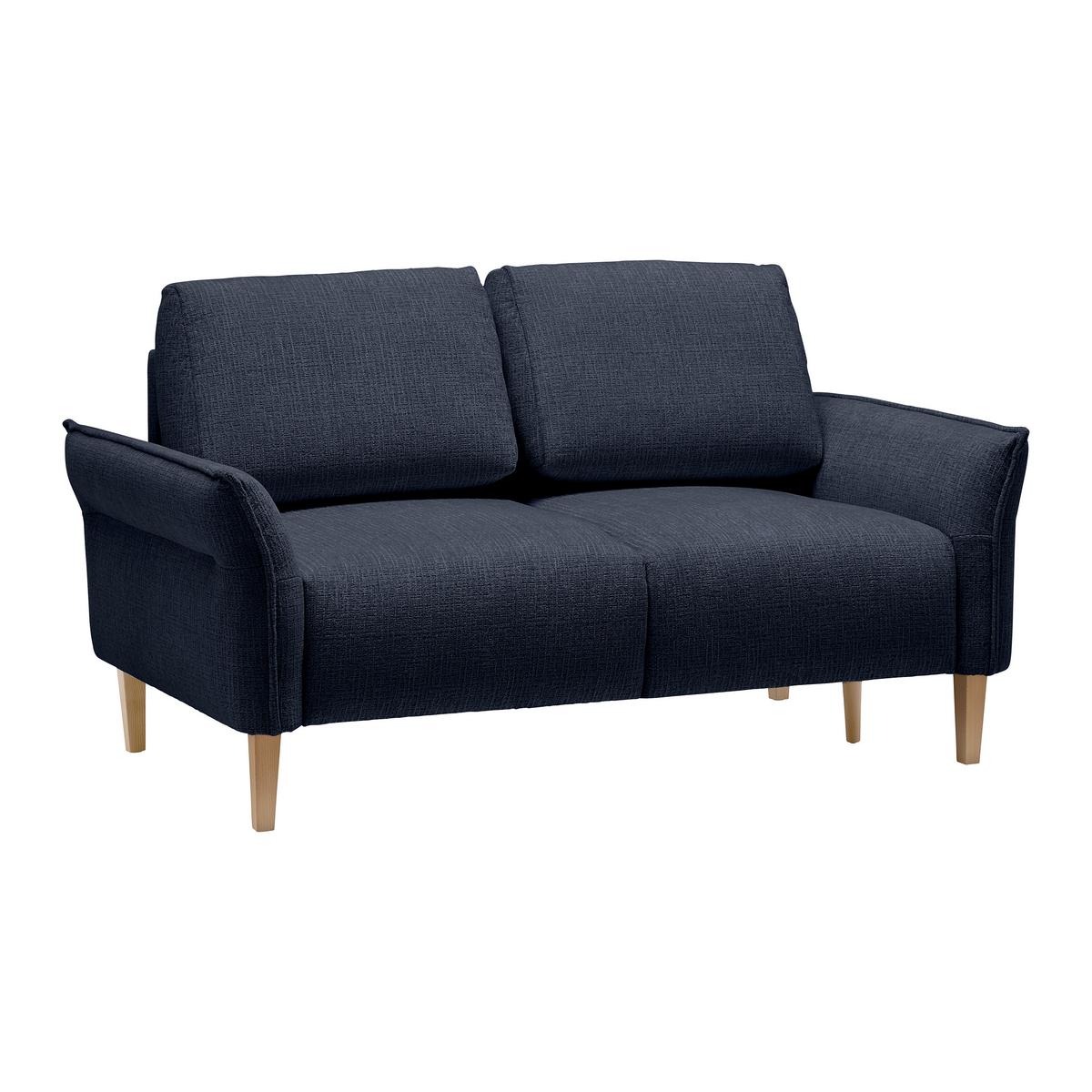 CANAPEA CU 2 LOCURI CUSTOM - crem/albastru închis, Modern, textil (150/85/92cm) - Mömax