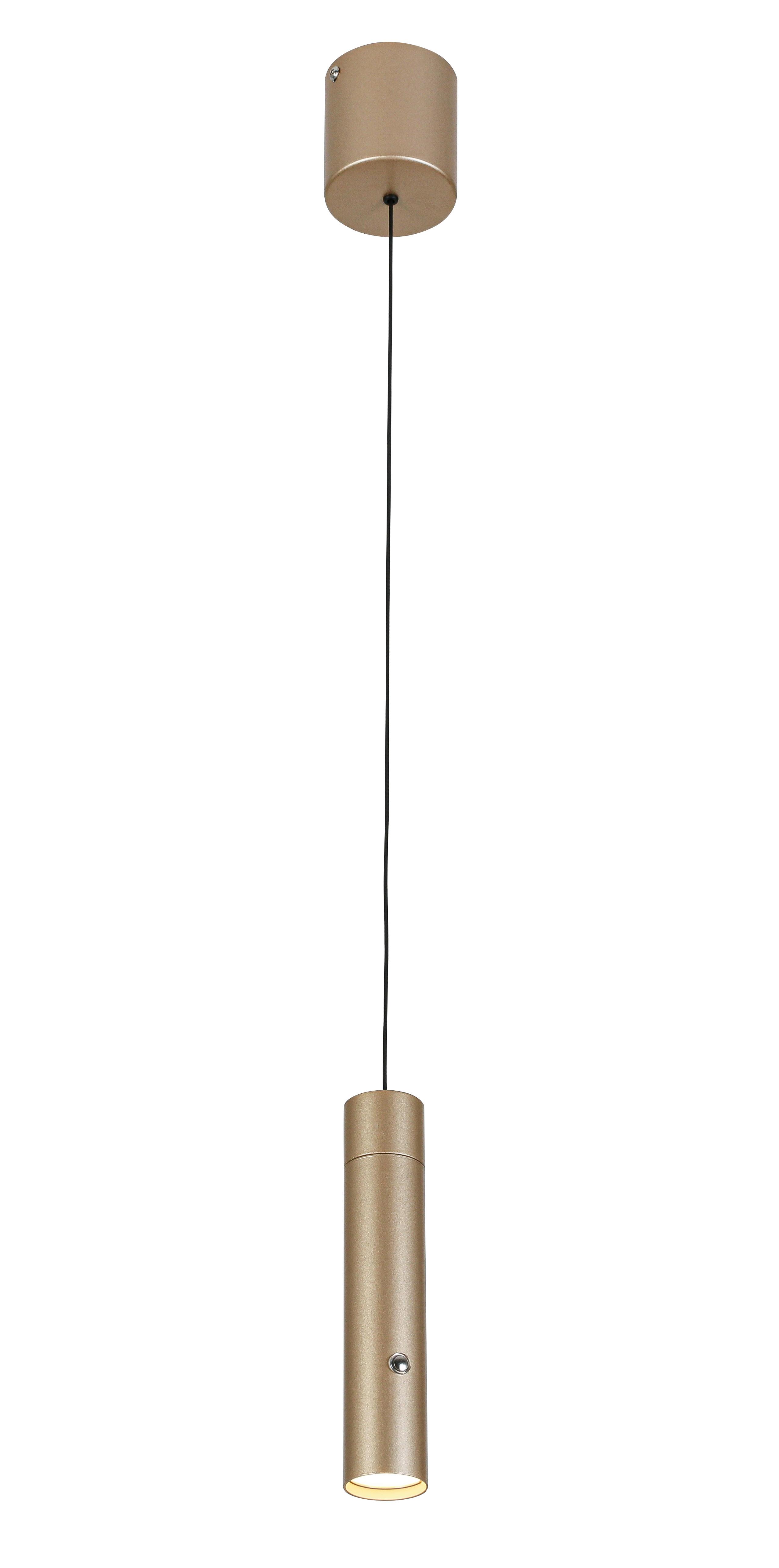 Viseča Svetilka Suso - barve kapučina, Moderno, kovina/umetna masa (3,8/3,8/150cm) - Mömax