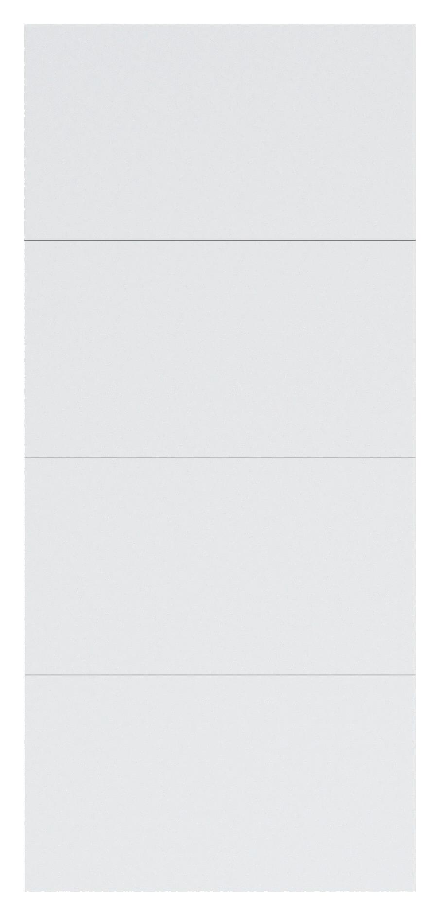 Panel Fronte Kliznih Vrata Unit, Normalna Visina, Š: 90cm - bijela, Moderno, drvni materijal - Based