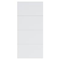 Panel Fronte Kliznih Vrata Unit, Normalna Visina, Š: 90cm - bijela, Moderno, drvni materijal - Based