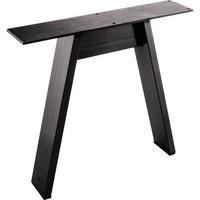 Bankgestell A-Form schwarz beschichtet - Schwarz, Metall (45/41/10cm)