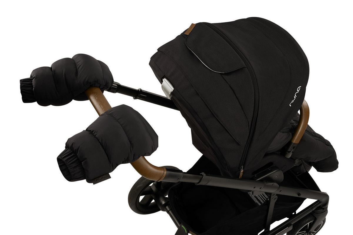 OSŁONA NA NÓŻKI WINTERSET - czarny, Basics, tkanina (99/42/14cm) - Nuna