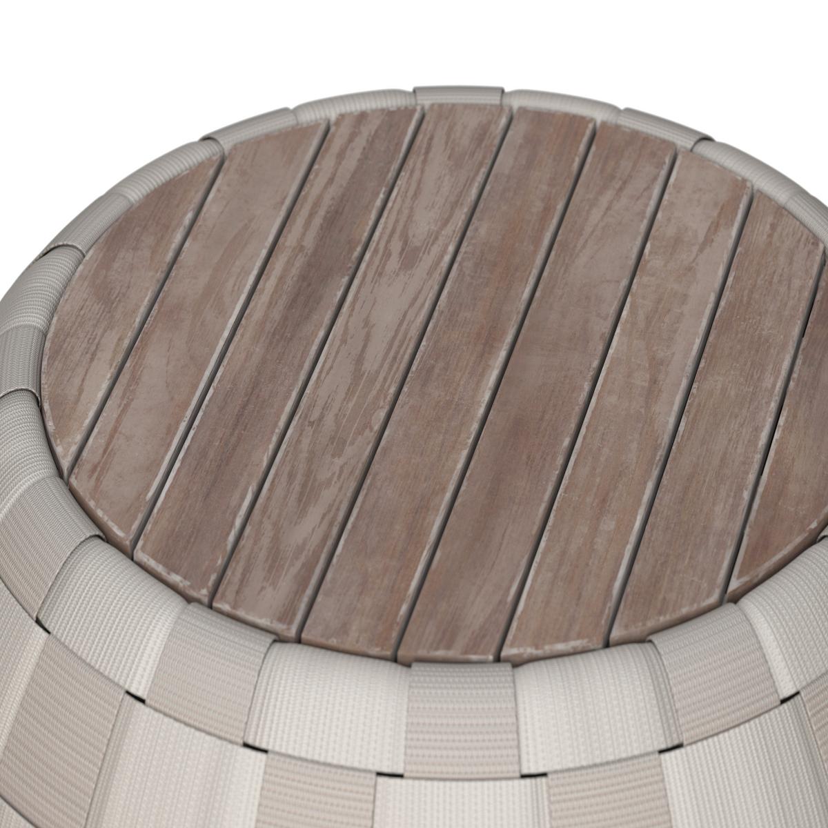 Set Za Balkon Philina - krem barve/barve akacije, Moderno, umetna masa/tekstil - Bessagi Garden