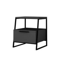 Mizica Pal - antracit, Design, leseni material (45/40/50cm) - Livetastic