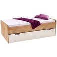 Funktionsbett Maxi Ii - tölgy színű/fehér, konvencionális, faanyagok (207/58/95cm)