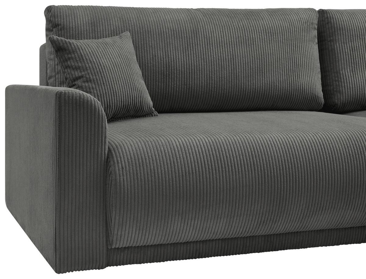 Coltar Kim - gri închis, Modern, lemn (233/146cm) - Modern Living