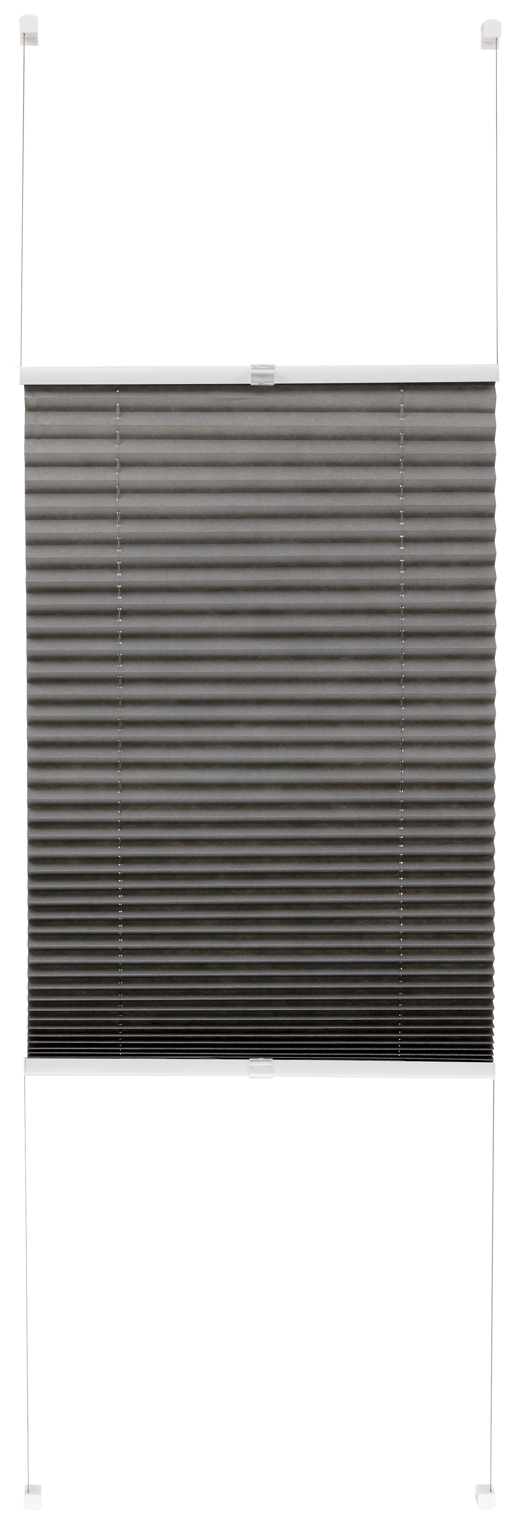 Plissee Light in Grau ca. 50x130cm - Grau, Textil (50/130cm) - Premium Living