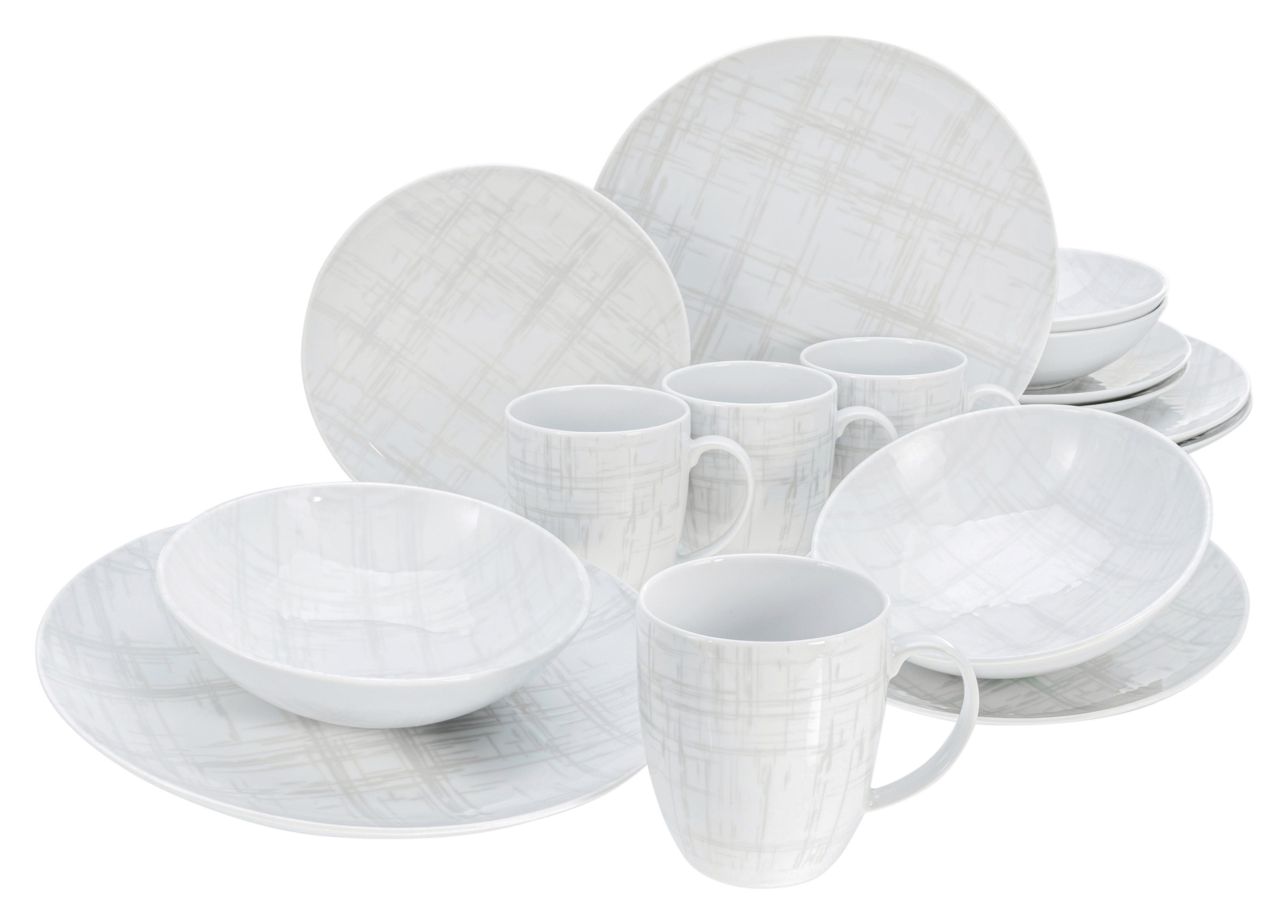 Kombinált Étkészlet 25866 - többszínű/fehér, Basics, kerámia - Creatable