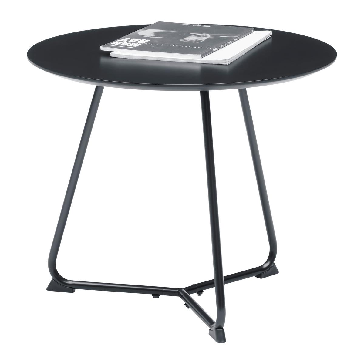 Couchtisch Mica Schwarz - Schwarz, MODERN, Holzwerkstoff/Metall (55/46/55cm) - Mömax