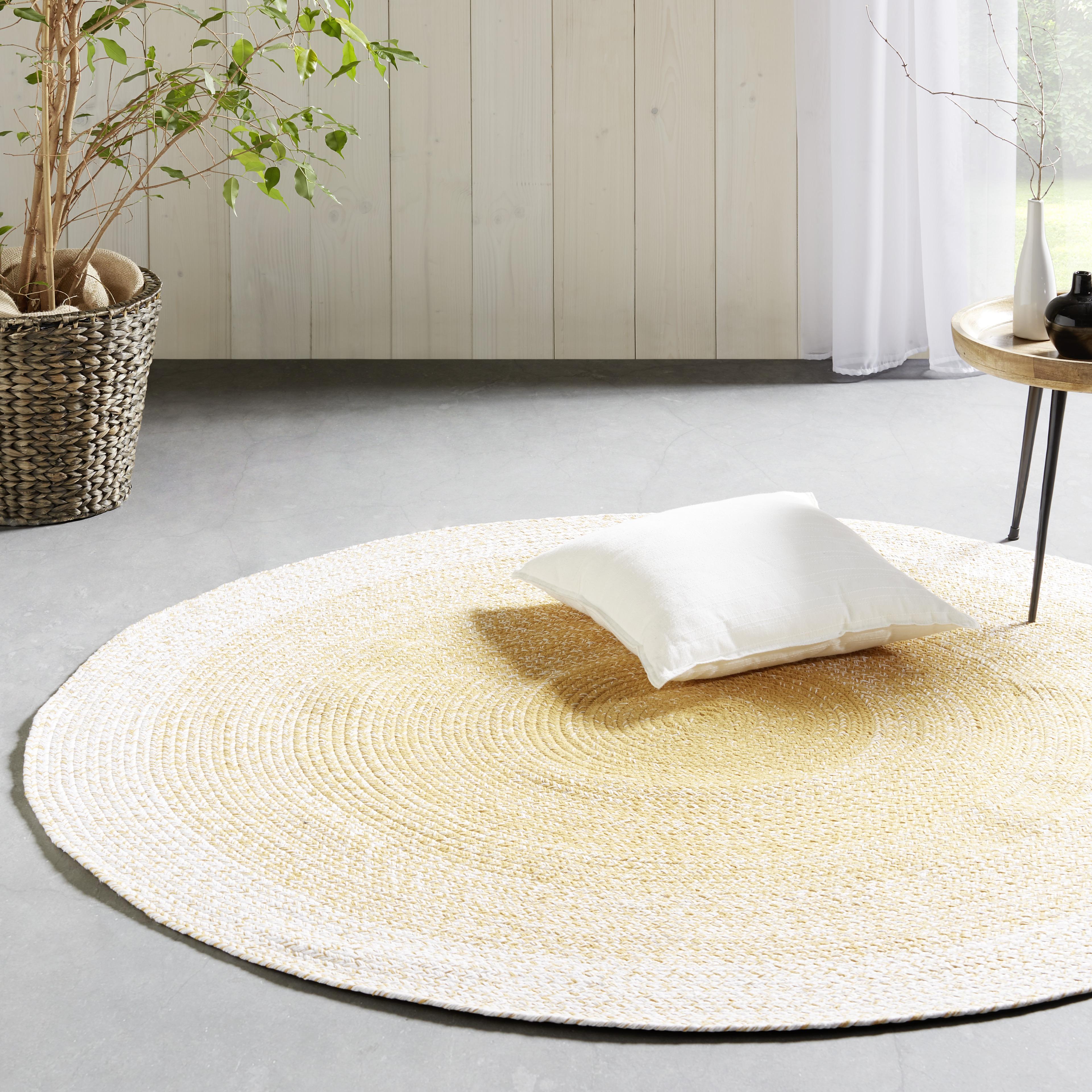 FLATVÄVD MATTA MARIE - gul, Basics, textil (160cm) - Mömax