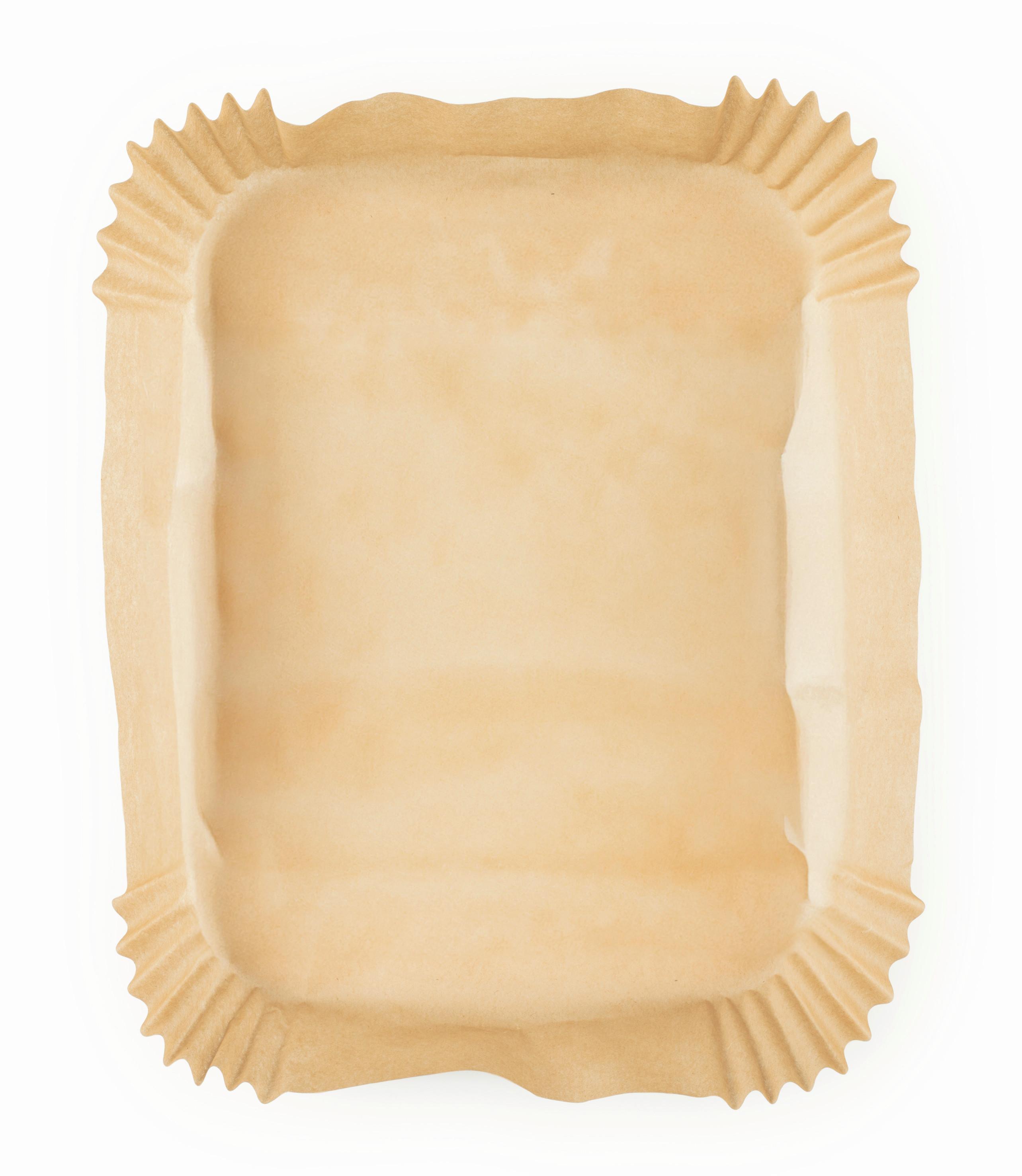 BACKPAPIER HEIßLUFTFRITTEUSE - 3-5L - Hellbraun, KONVENTIONELL, Papier (22/14/4,5cm)