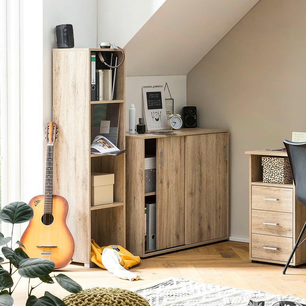 Aktenschrank Niels U 1000 ST Wildeiche - Wildeiche, MODERN, Holzwerkstoff (101/83,6/41cm) - MID.YOU