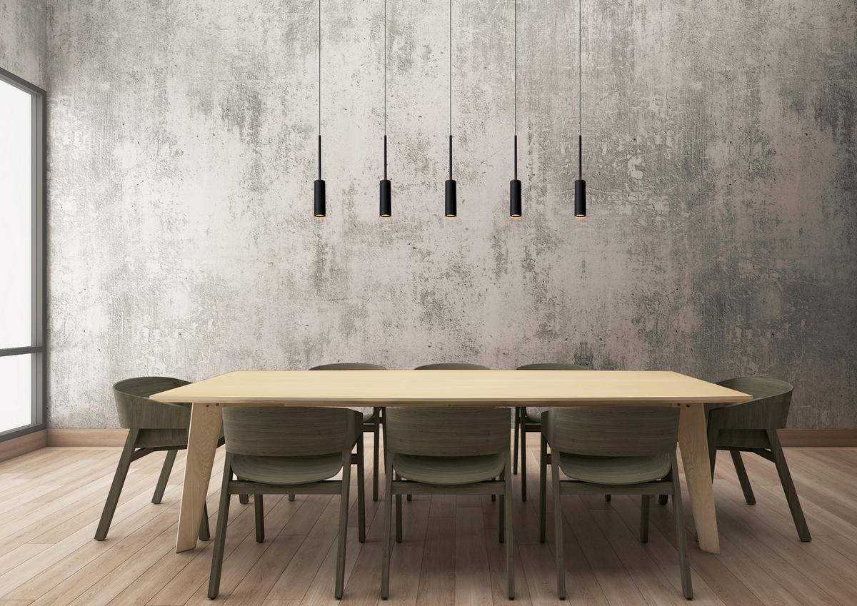 LAMPA WISZĄCA 24401/35/30 TUBULE - czarny, Design, metal (101/10/167cm) - Lucide