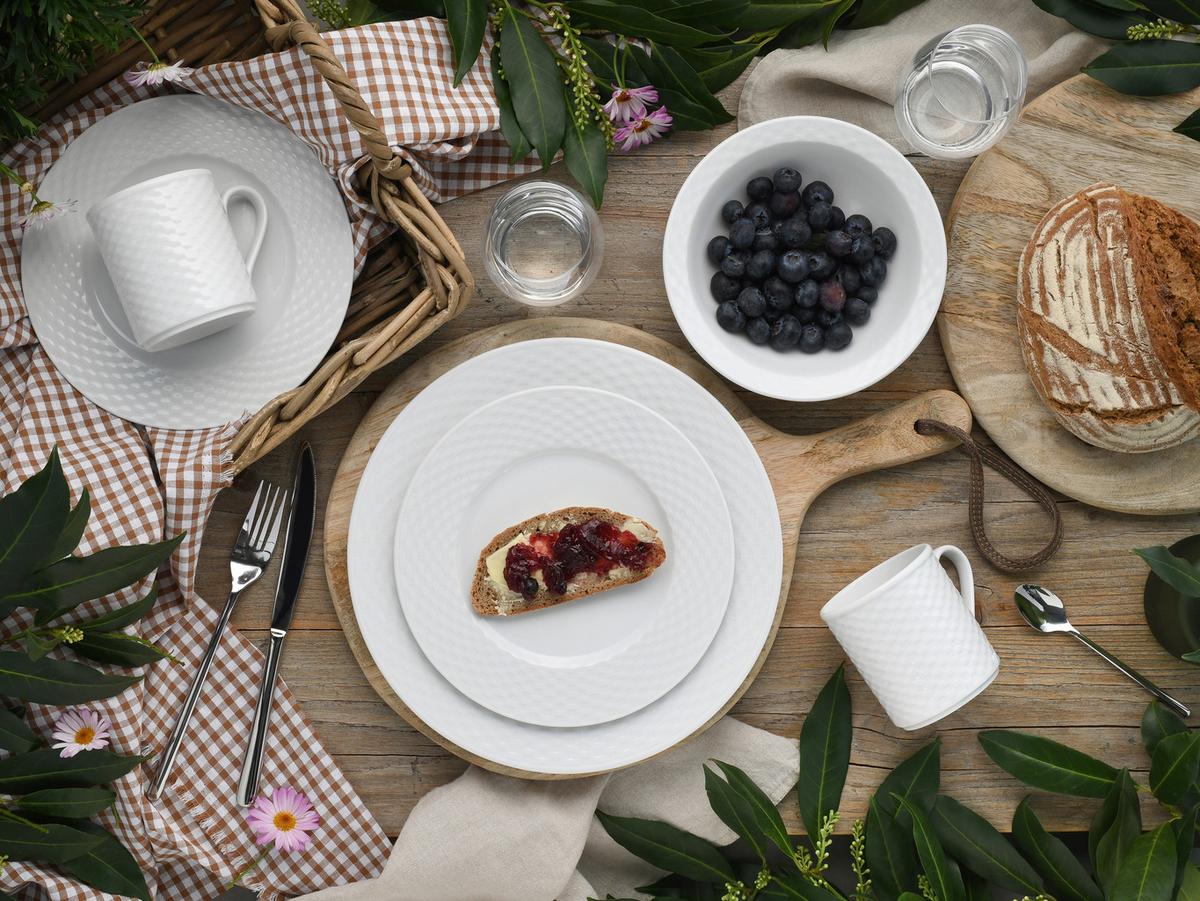 Kombinirani Servis Polo, 16-Delni - bela, Basics, keramika - Creatable