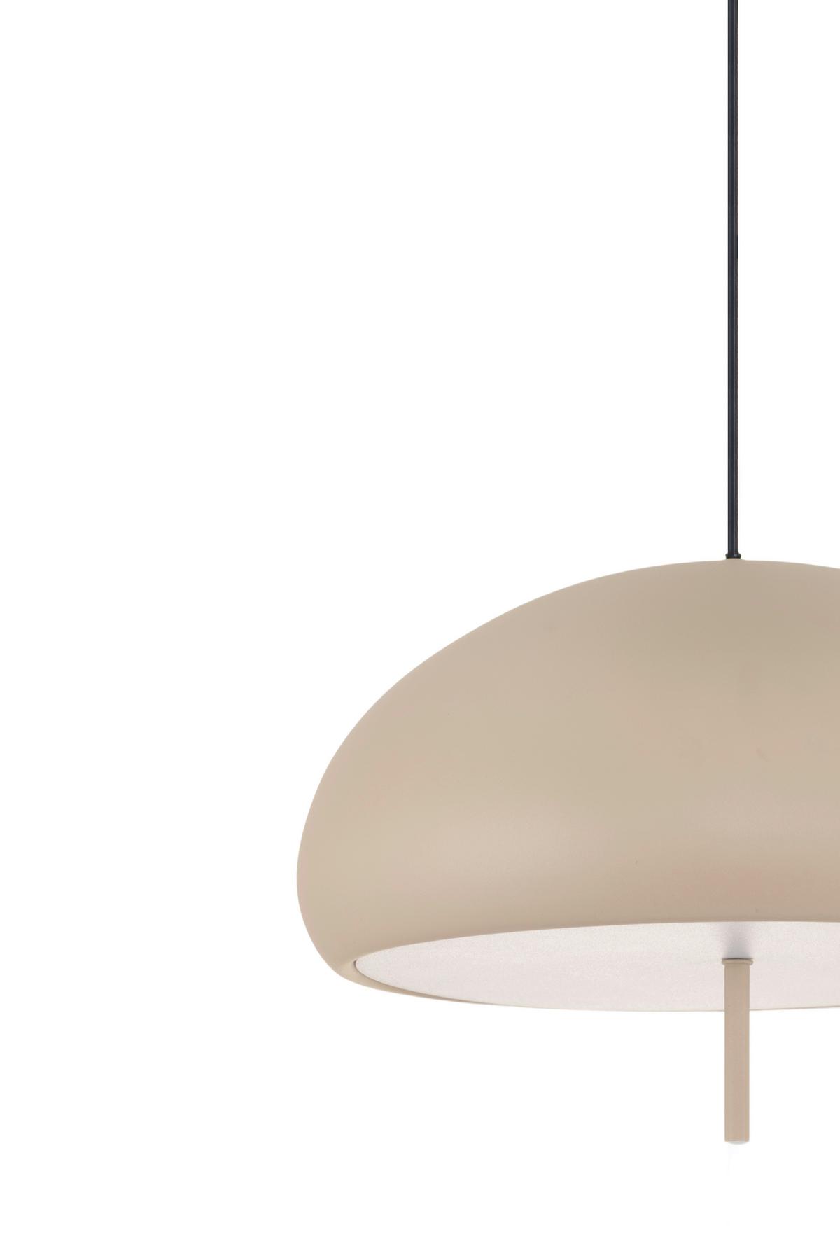 LAMPA WISZĄCA DAVINA - beżowy, Design, tworzywo sztuczne/metal (40/120cm) - Collet's Monde