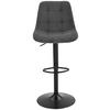 BARPALL NINO - grå/svart, Modern, metall/trä (46cm) - Mömax