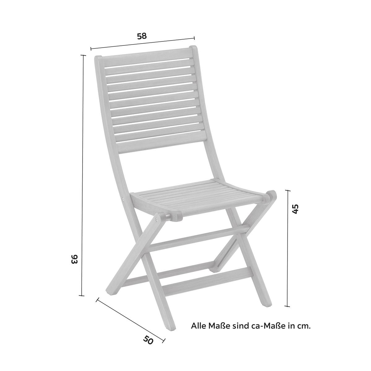 Set Za Balkon Stacy - barva tikovine, Natur, les - Mömax