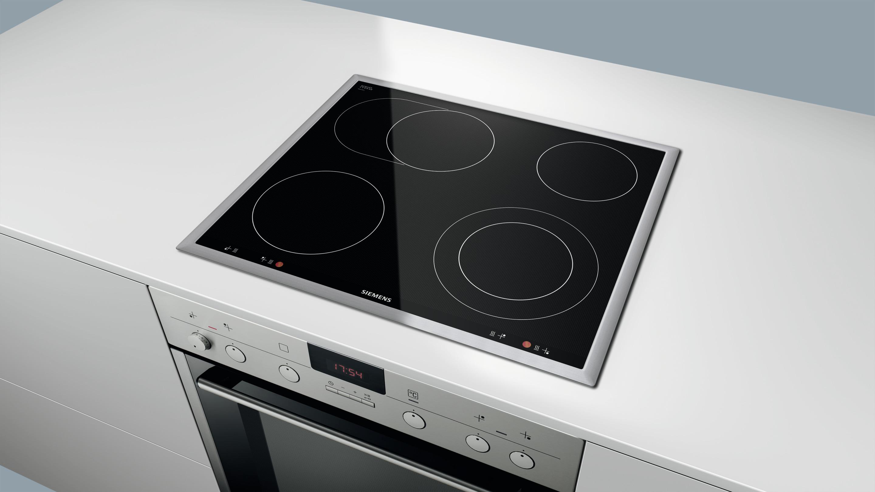 Glaskeramikkochfeld EA645GN17 - KONVENTIONELL, Glas/Metall (58,3/4,3/51,3cm) - Siemens