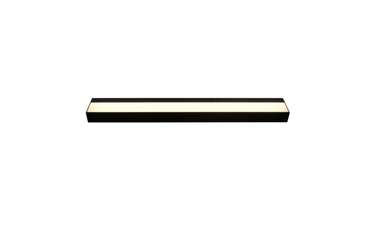 LED-Wandleuchte Rocco Schwarz/Weiß max. 8 Watt - Schwarz/Weiß, Basics, Kunststoff/Metall (3,6/60/8cm) - Trio Leuchten