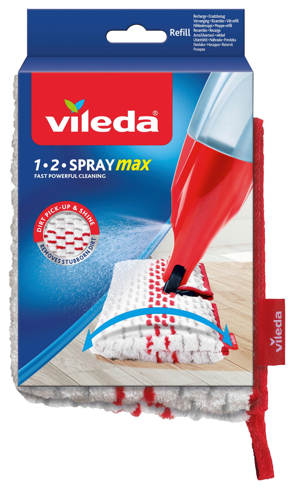 Felmosóhuzat Vileda 1-2 Spray Max - műanyag/textil - Vileda