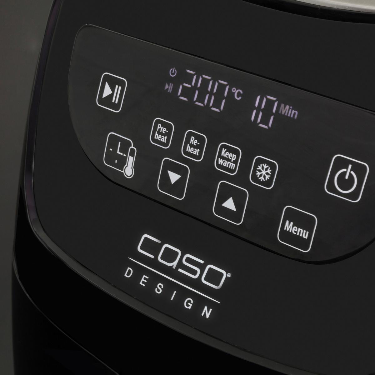 FRYTKOWNICA BEZTŁUSZCZOWA 3171 - czarny, Basics, tworzywo sztuczne (28,5/30/37cm) - CASO Design