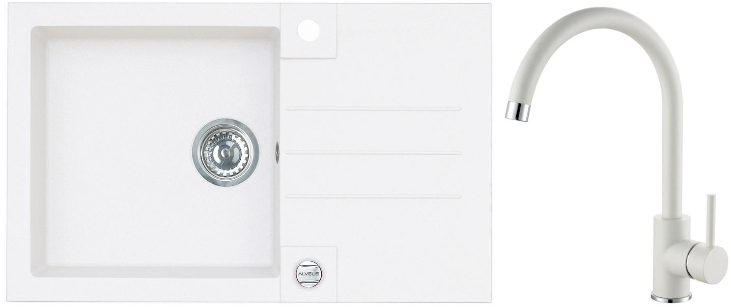 Set Sudopera I Slavine Rock 130+kati G11 - bijela, Konvencionalno, kamen (78/48cm)