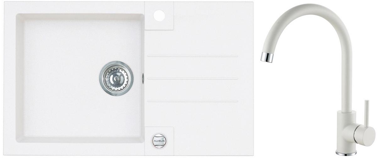 Set Sudopera I Slavine Rock 130+kati G11 - bijela, Konvencionalno, kamen (78/48cm)