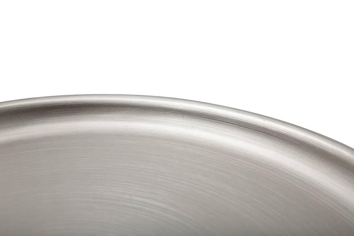 Beistelltisch Beistelltisch Art Deco 175 - Anthrazit/Silberfarben, Trend, Metall (32/32/47cm) - Kayoom