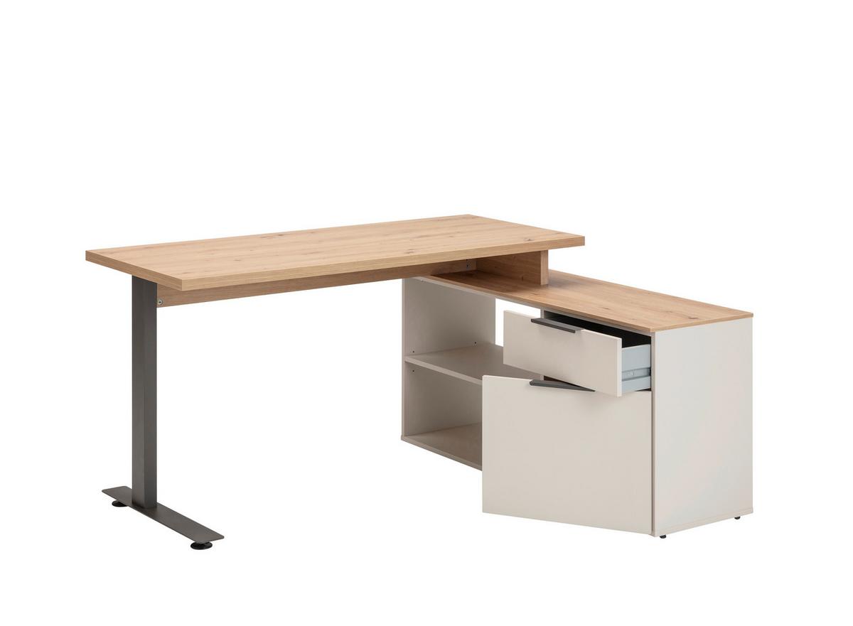 Radni Sto Pronto - kašmir/antracit, Moderno, metal/pločasti materijal (149,5/74/120cm) - Modern Living