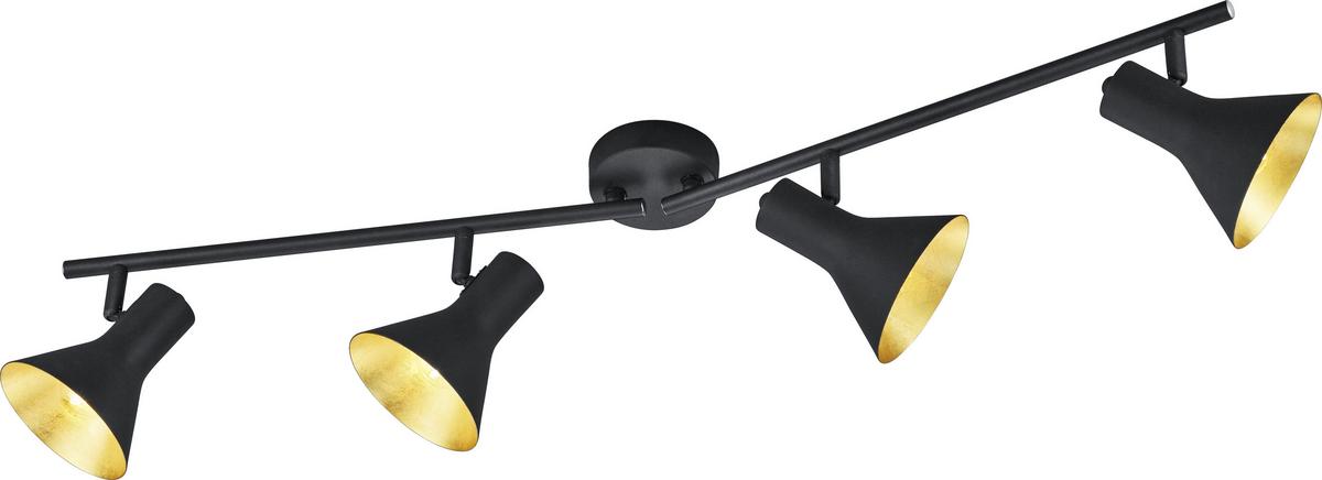 Strahler Nina, max. 40 Watt - Goldfarben/Schwarz, LIFESTYLE, Metall (84,5/21/11cm)