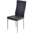Stuhl in Schwarz - Schwarz, MODERN, Textil/Metall (43/97/51cm) - BASED