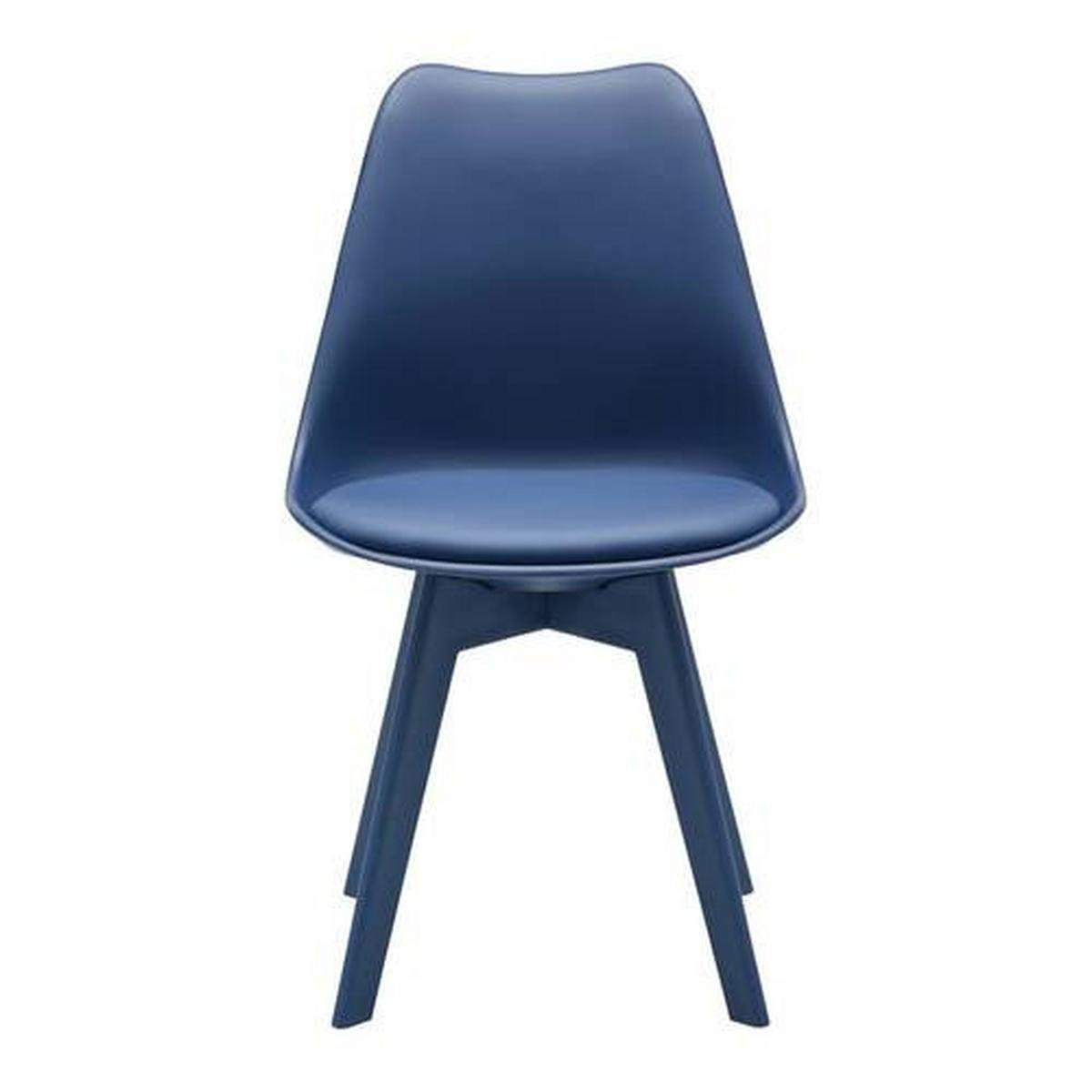 KRZESŁO MIA - niebieski, Modern, tworzywo sztuczne/tkanina (50/84/54cm) - Bessagi Home