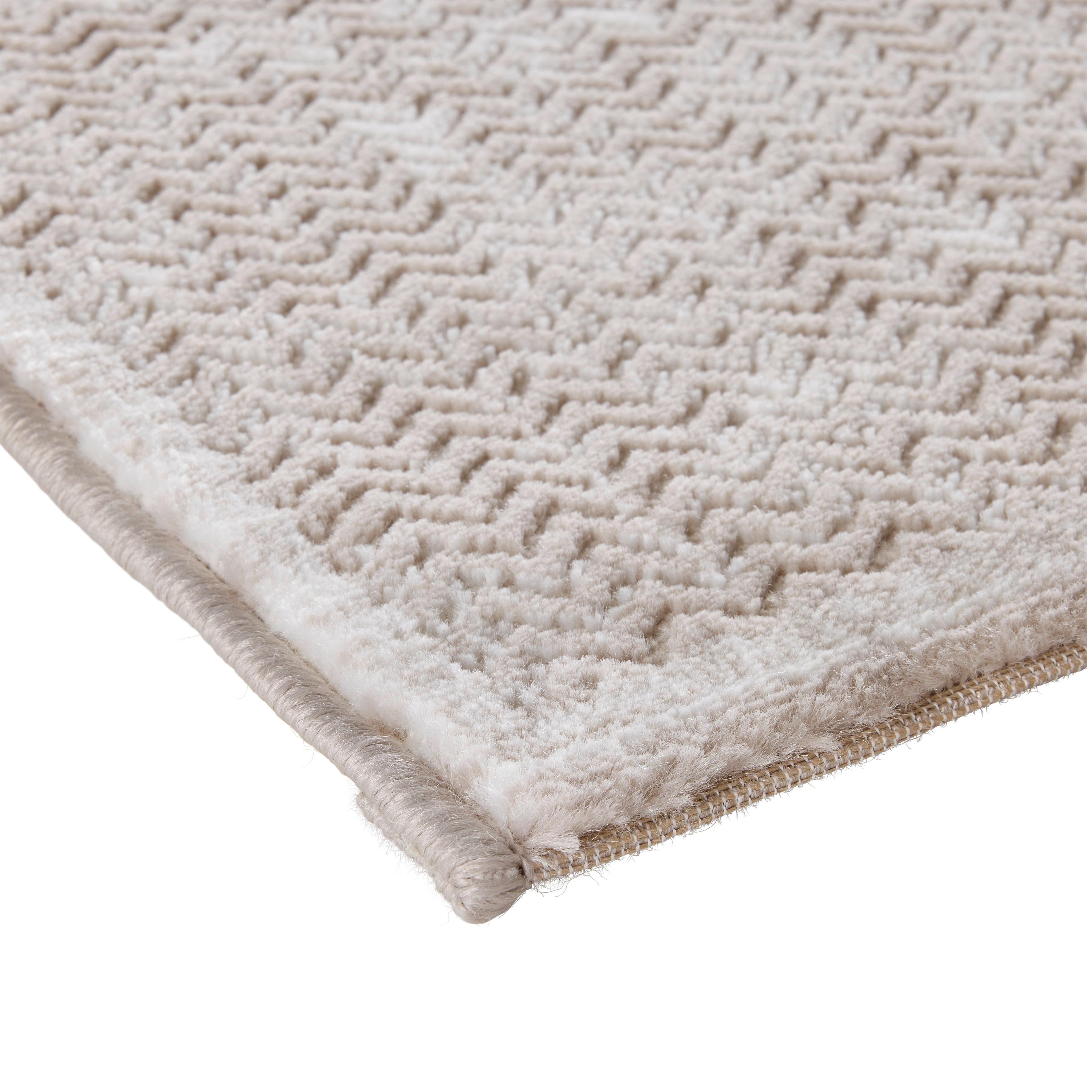 FLATVÄVD MATTA NORDRUHE - taupe, Klassisk, textil (80/150cm) - Mömax