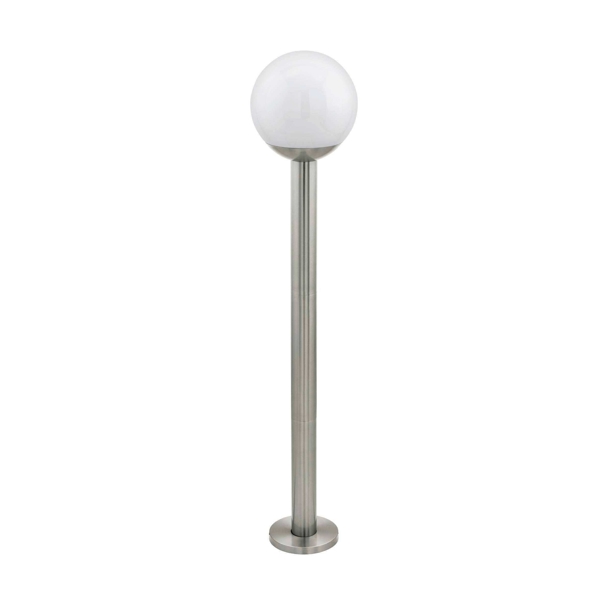Wegeleuchte 900267* Nisia-Z - Weiss/Edelstahlfarben, Basics, Kunststoff/Metall (20/98cm) - Eglo