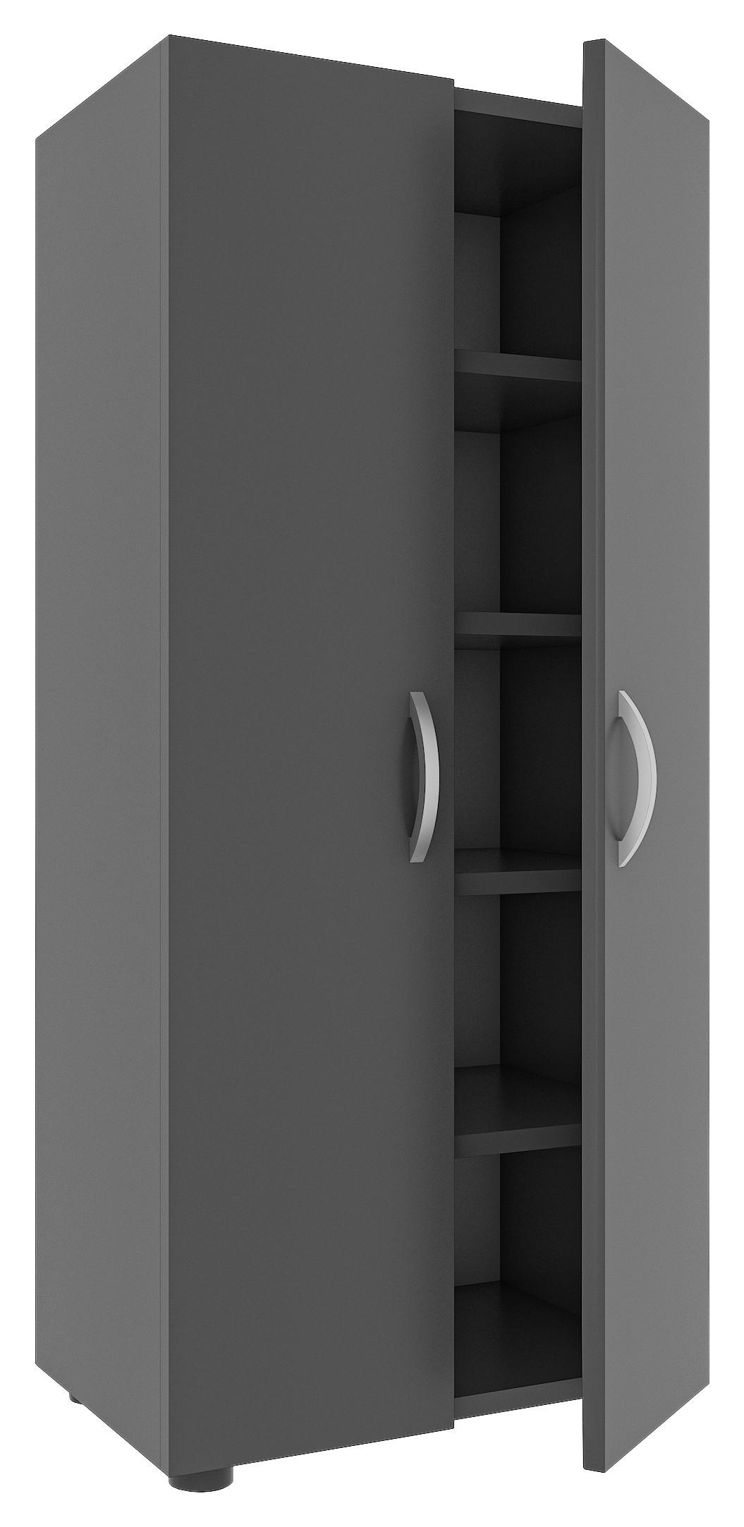 Omara Za Čevlje Ulas, Siva - siva/barve aluminija, Moderno, kovina/umetna masa (49/108/30cm) - MID.YOU