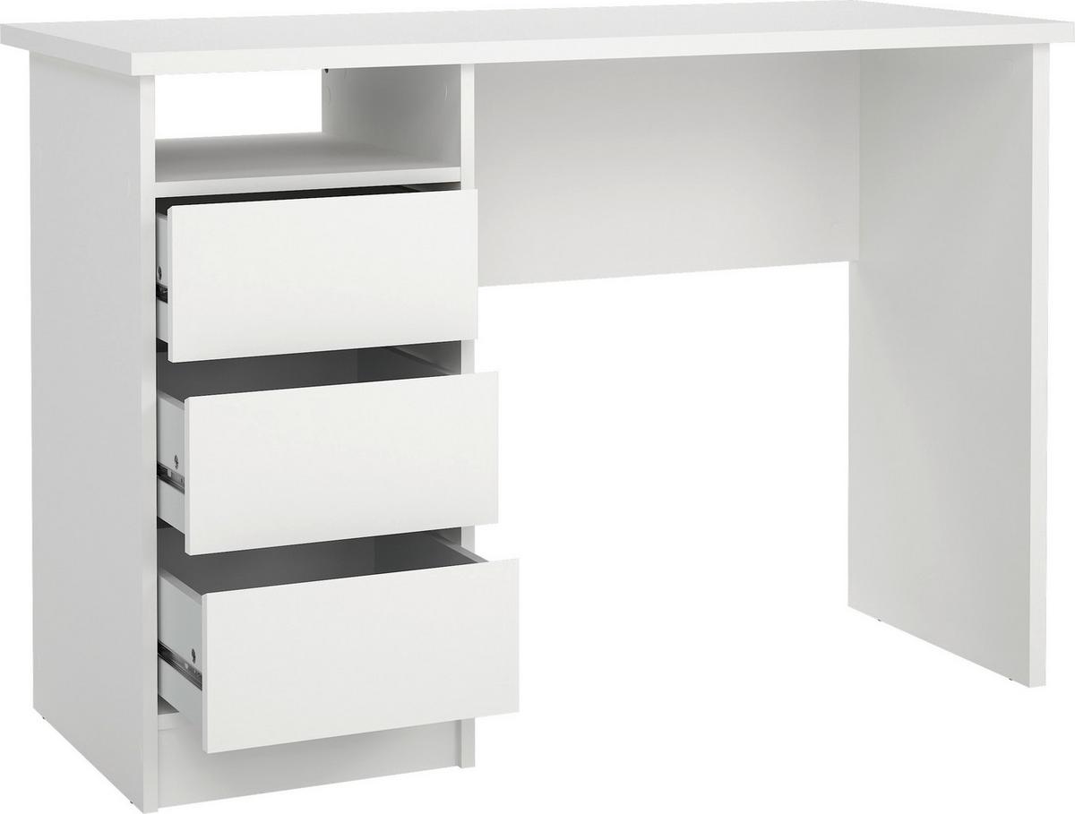 BIURKO FUNCTION PLUS - biały, Modern, materiał drewnopochodny (110/48,5/76cm) - MID.YOU