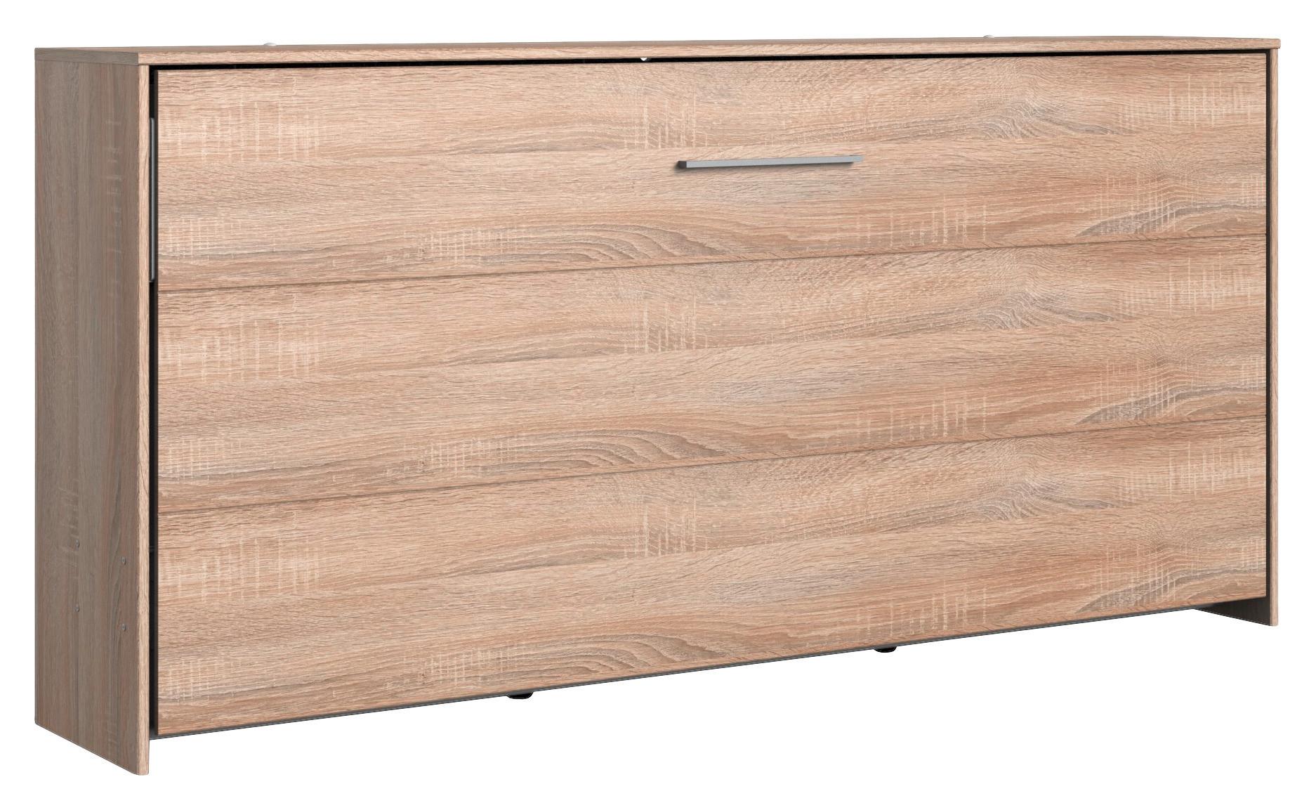 Klappbett Juist ca. 90x200 cm Eiche - Eichefarben, KONVENTIONELL, Holz/Holzwerkstoff (90/200cm) - MID.YOU