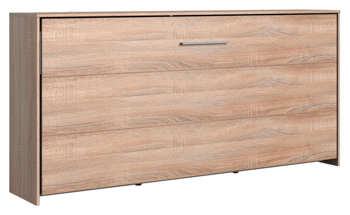 Klappbett Juist ca. 90x200 cm Eiche - Eichefarben, KONVENTIONELL, Holz/Holzwerkstoff (90/200cm) - MID.YOU