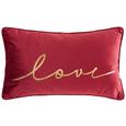 Zierkissen Love Bordeaux ca.30x50cm - Bordeaux, Trend, Textil (30/50cm) - Mömax modern living Zierkissen Love Bordeaux ca.30x50cm - Bordeaux, Trend, Textil (30/50cm) - Mömax modern living