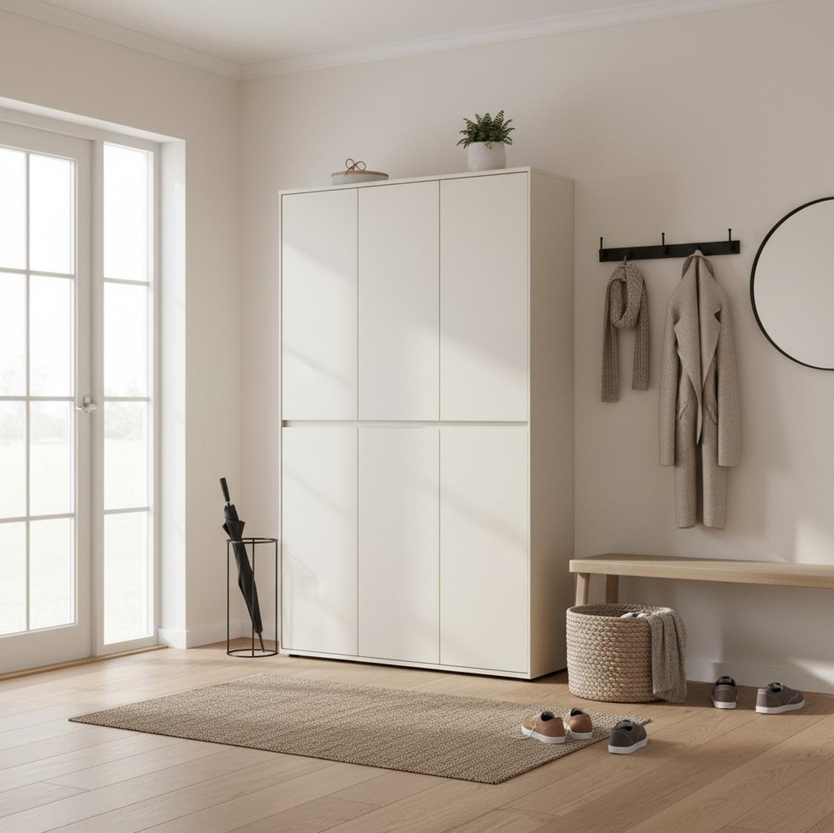 Garderobni Ormar Zapato - kašmir, Design, drvni materijal (111,5/185,9/35,3cm) - Modern Living
