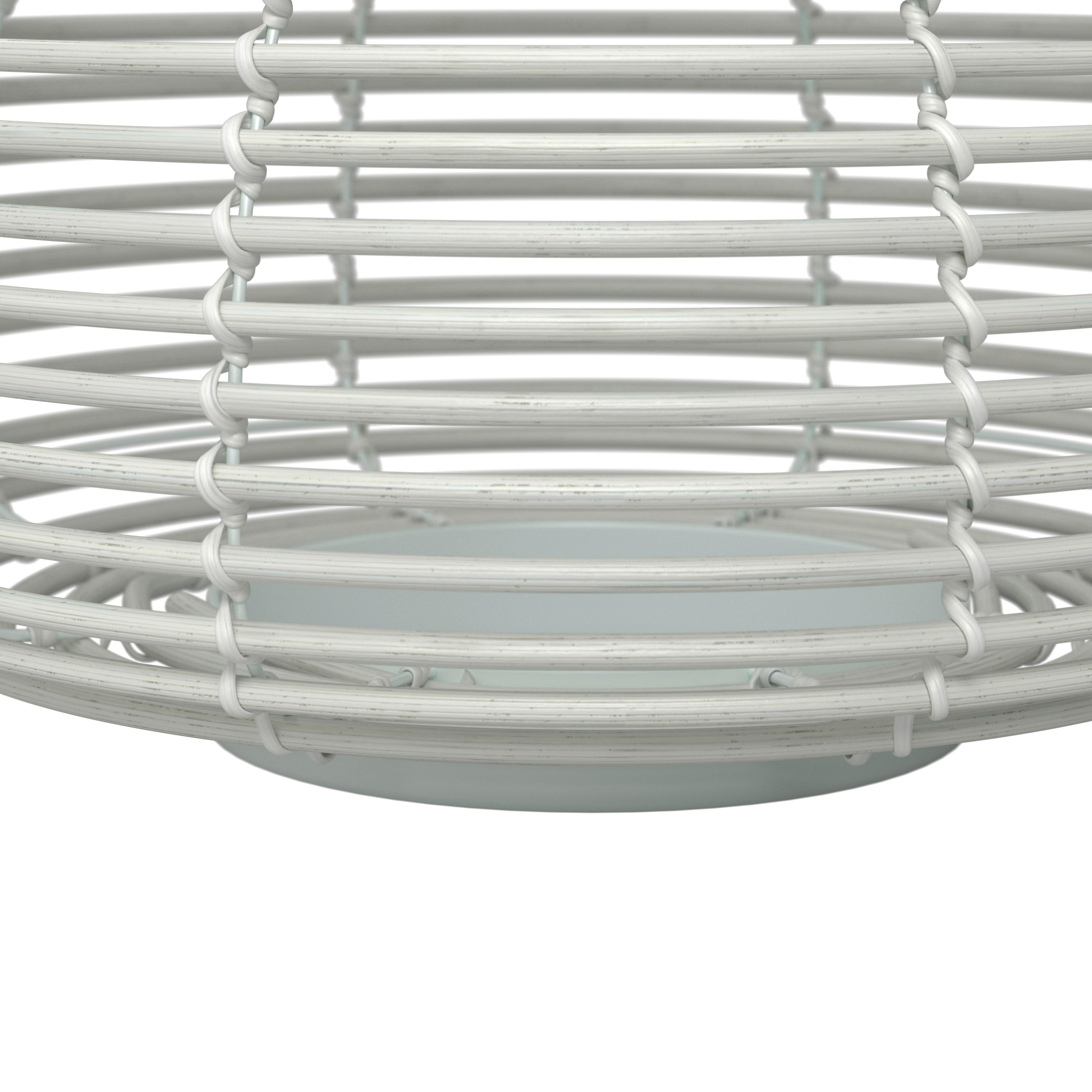 UTOMHUSLAMPA ANINA - vit, Modern, metall/plast (31/29/31cm) - Bessagi Garden