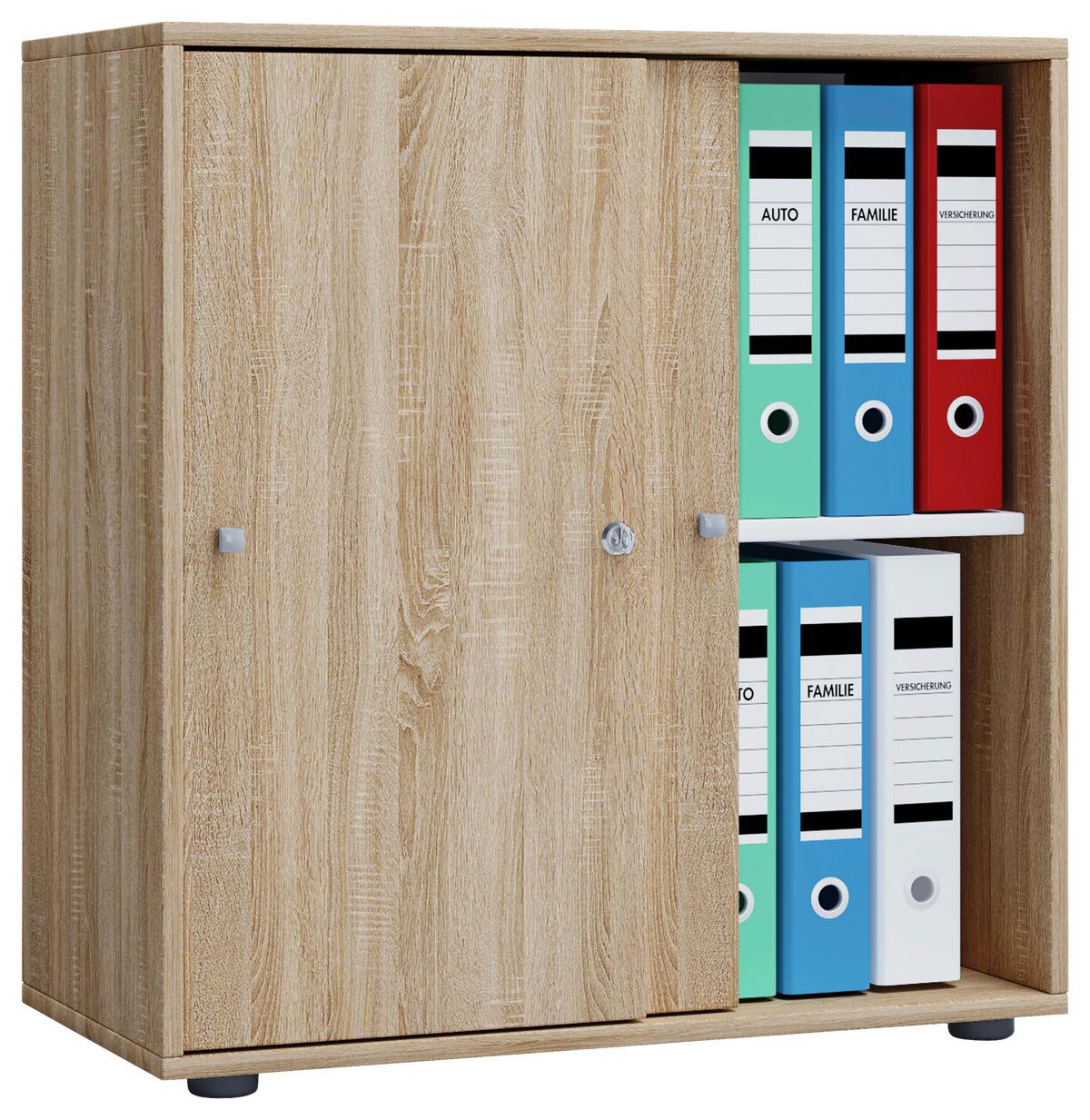 Aktenschrank Lona L Sonoma Eiche - Sonoma Eiche, Basics, Holzwerkstoff (70/74/37cm) - MID.YOU
