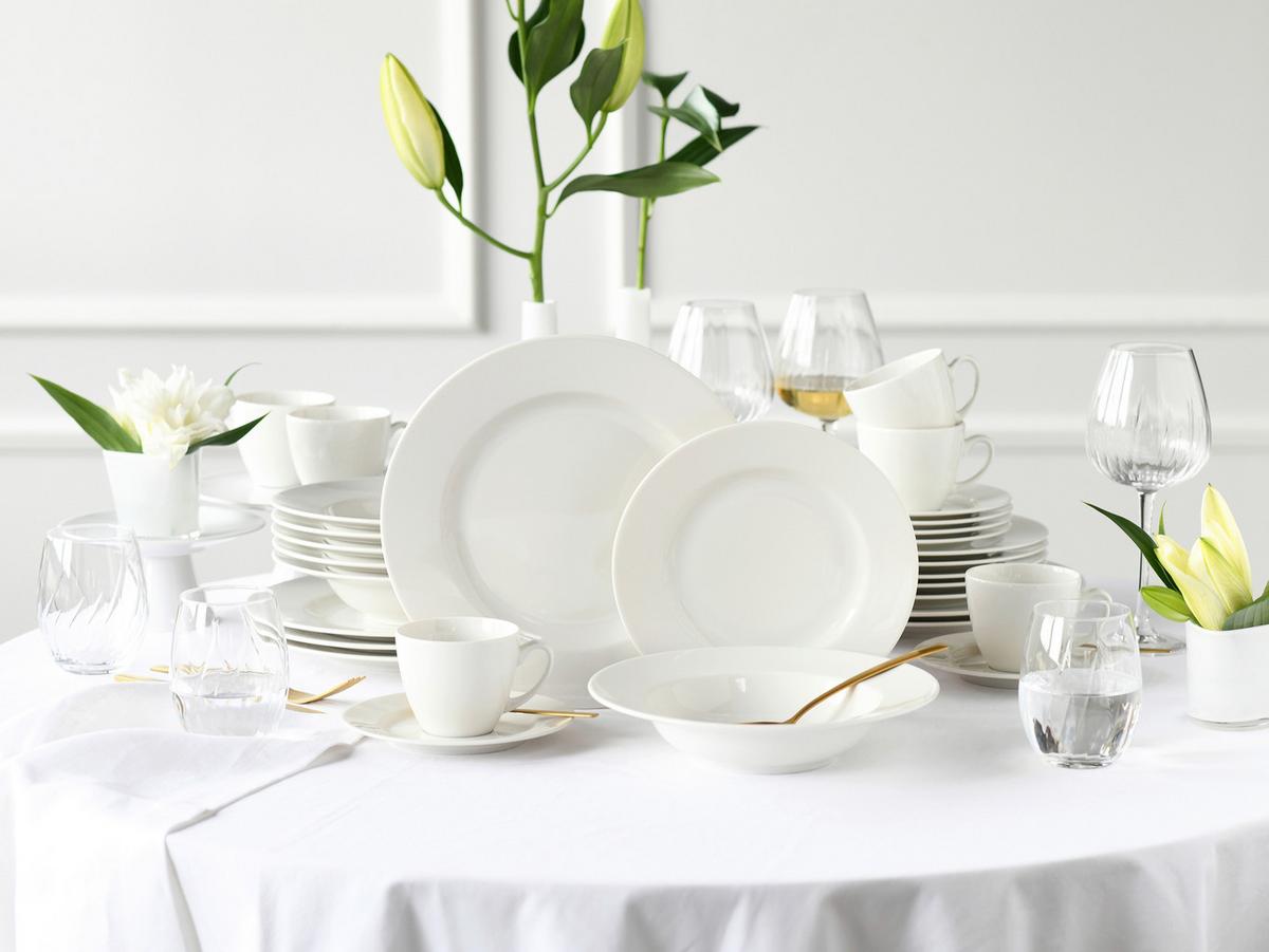 Kombinált Étkészlet 24913 Venice Creme - krémszínű, Basics, kerámia - Creatable