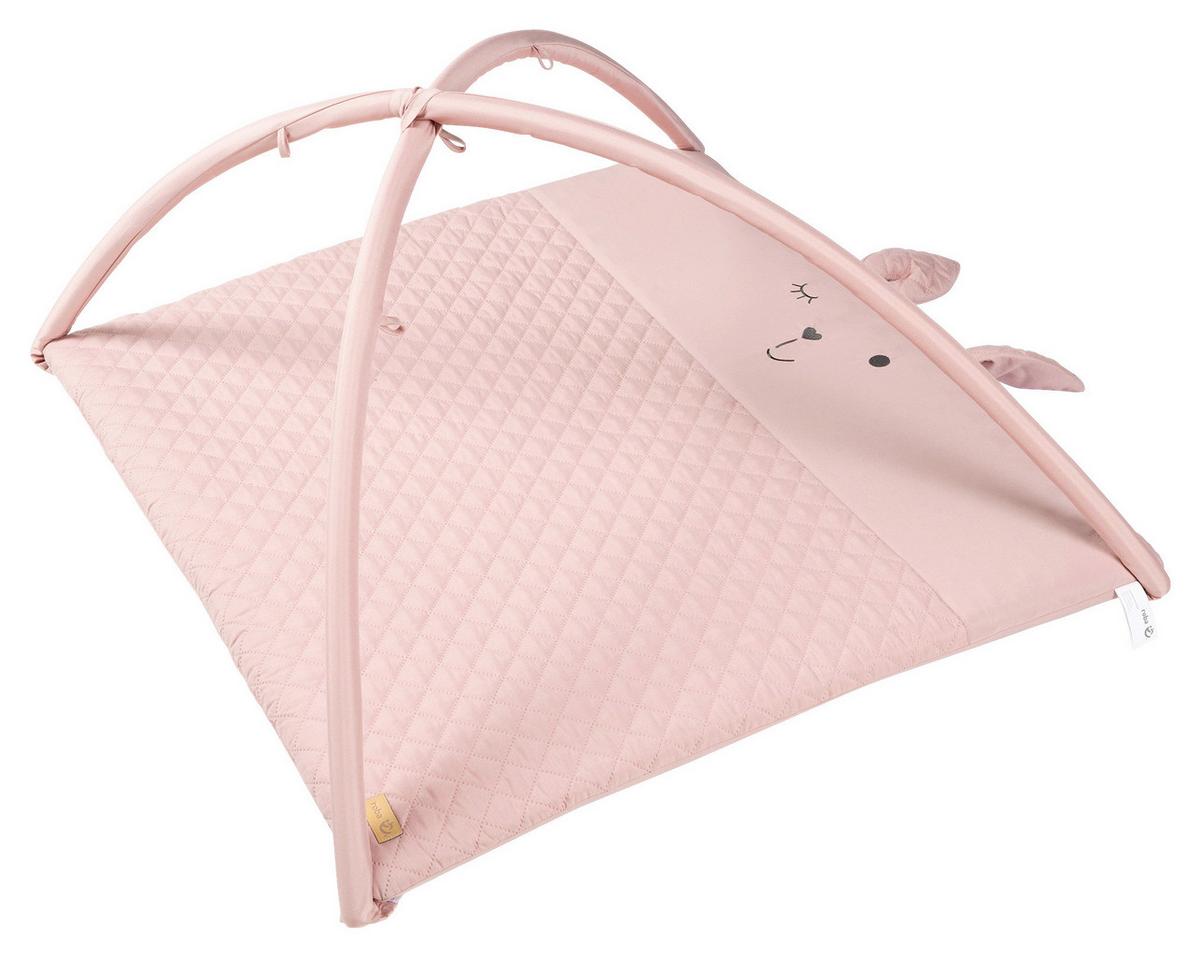 Krabbeldecke Roba Style Rosa ca. 85x45x75cm - Hellrosa, KONVENTIONELL, Textil (85/45/75cm) - Roba