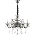 Hängeleuchte Dunja max. 40 Watt - Klar/Grau, MODERN, Glas/Metall (70/115,5cm) Hängeleuchte Dunja max. 40 Watt - Klar/Grau, MODERN, Glas/Metall (70/115,5cm)