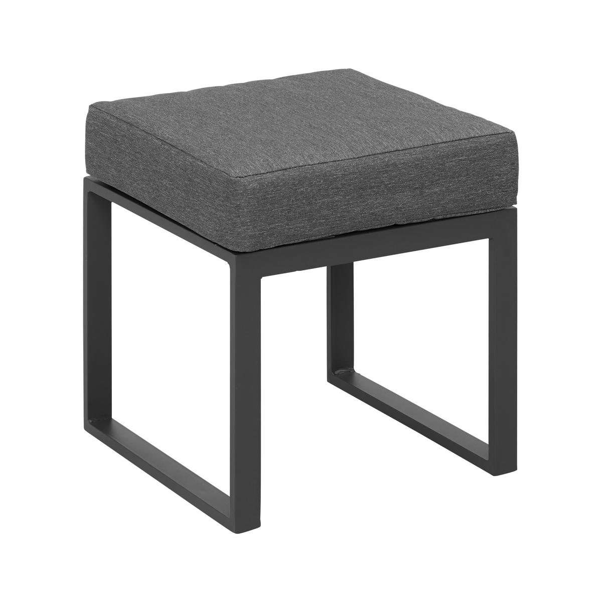 Baštenska Garnitura Mexiko Desni Ugao - crna/antracit, Moderno, staklo/metal (241/66/176cm) - Mömax